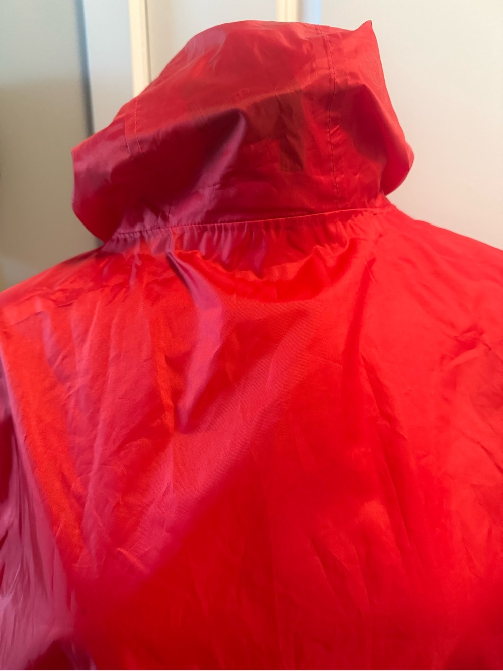 Joules Red Hooded Trench Coat - Picture 4 of 16